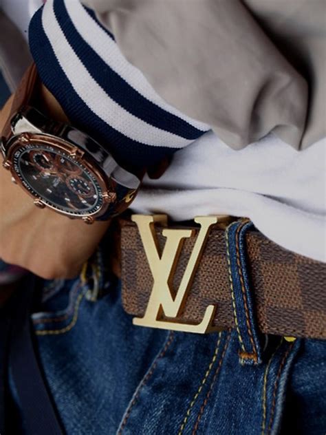 lv belt men's|louis vuitton belt outfit men.